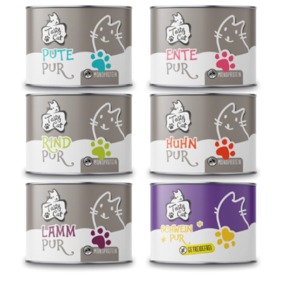 Pack de Prueba TastyCat Mono - 6x200g