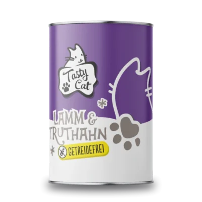 TastyCat - Cordero & Pavo 6x400g