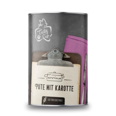 TastyCat Terrine - Pavo puro en salsa 6x380g