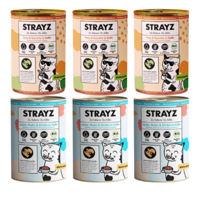 Pack de Prueba STRAYZ 6x400g