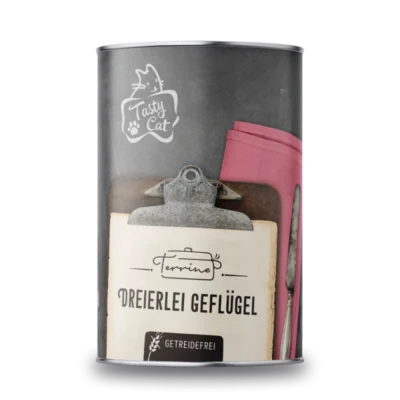 TastyCat Terrine - Tres Aves en salsa 6x380g