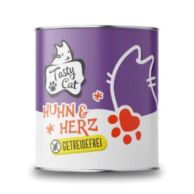 TastyCat - Pollo & Corazón 6x800g